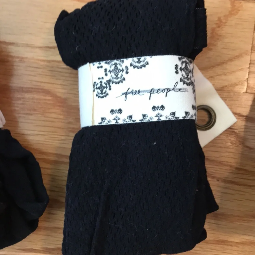 NWT 2 Free People Back at it Tights Black $38 each